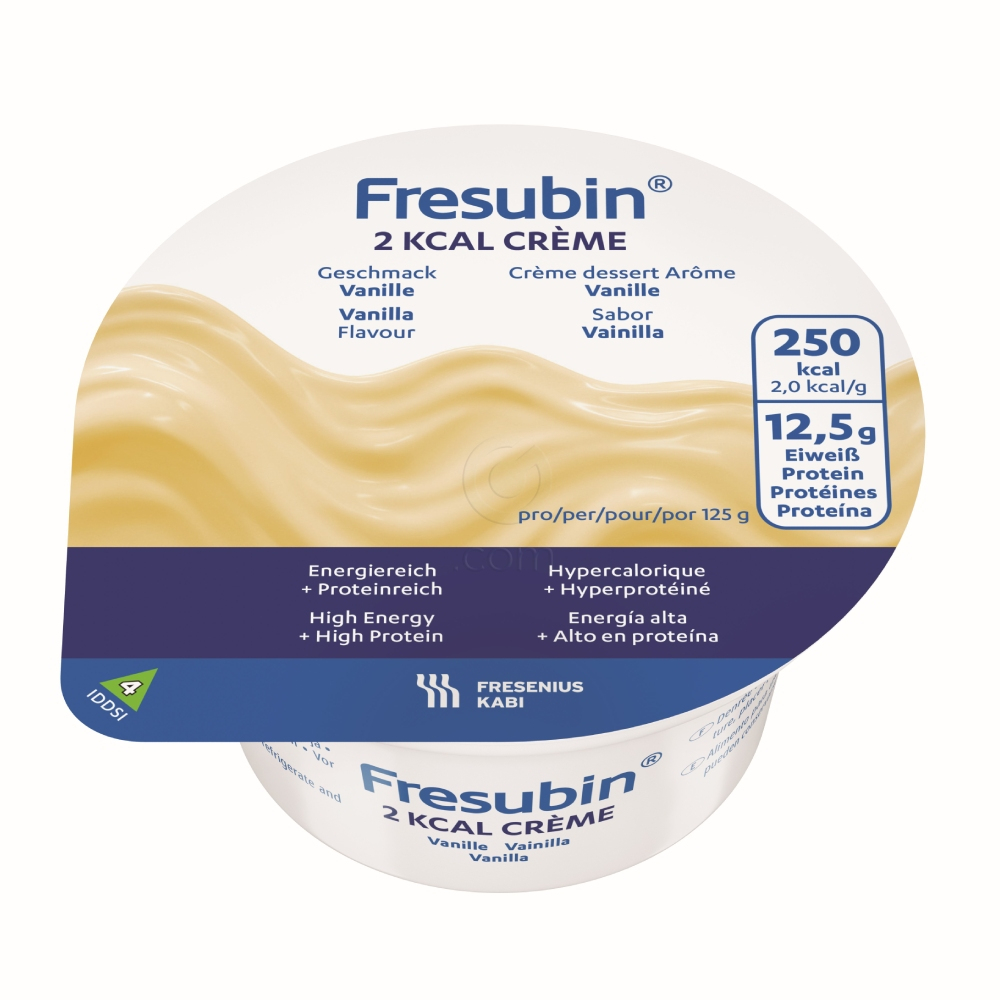Fresubin 2 kcal creme, vanilija (4 x 125 g)