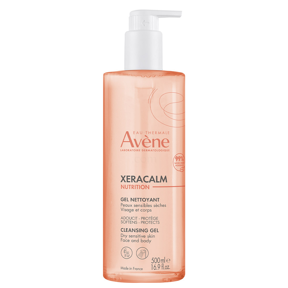 Avene XeraCalm Nutrition, vlažilni gel za čiščenje (500 ml)
