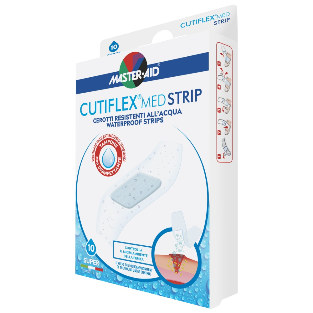 Master Aid Cutiflex Super, vodooporni  obliži (10 obližev)