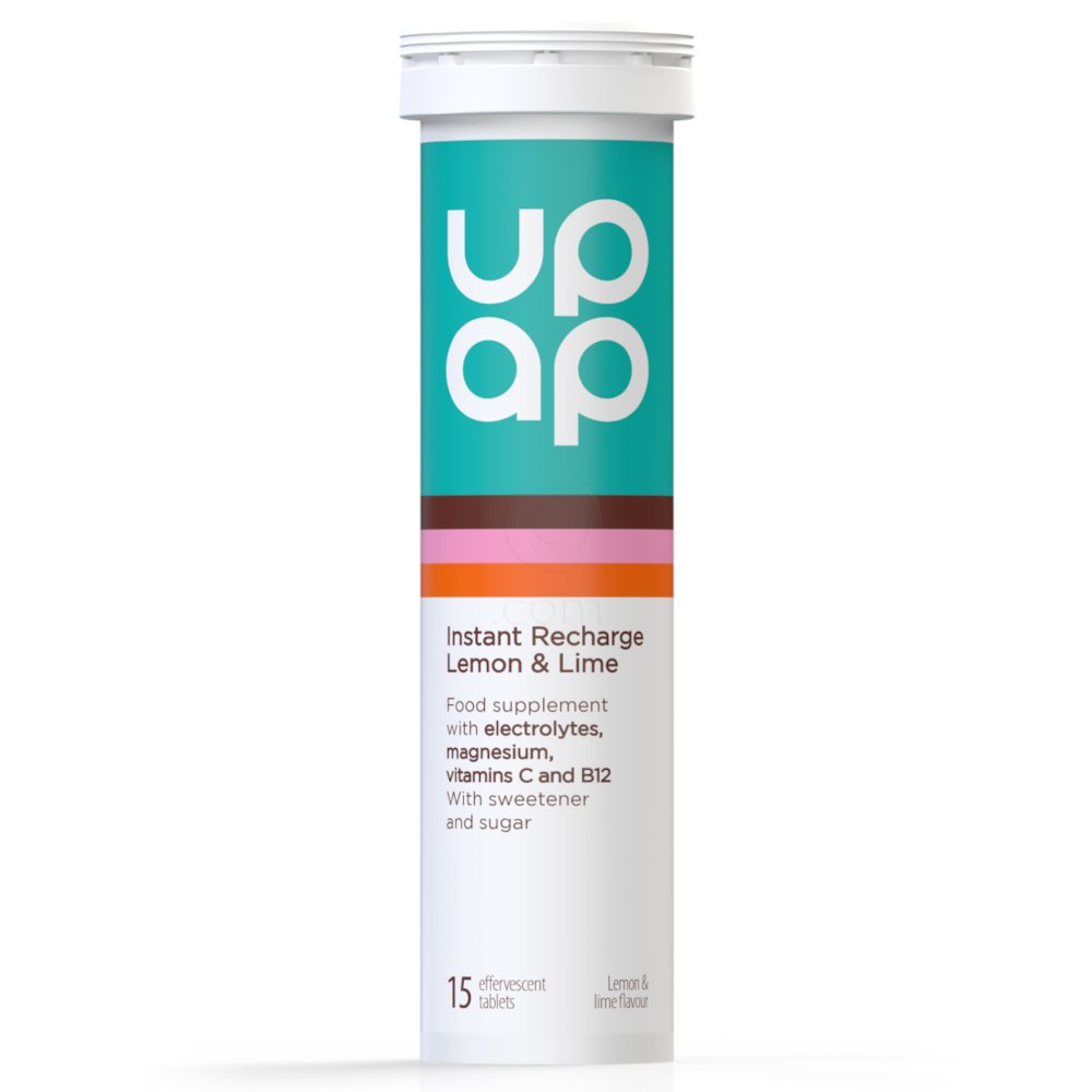 UpAp Instant Recharge Lemon&Lime, šumeče tablete (15 šumečih tablet)