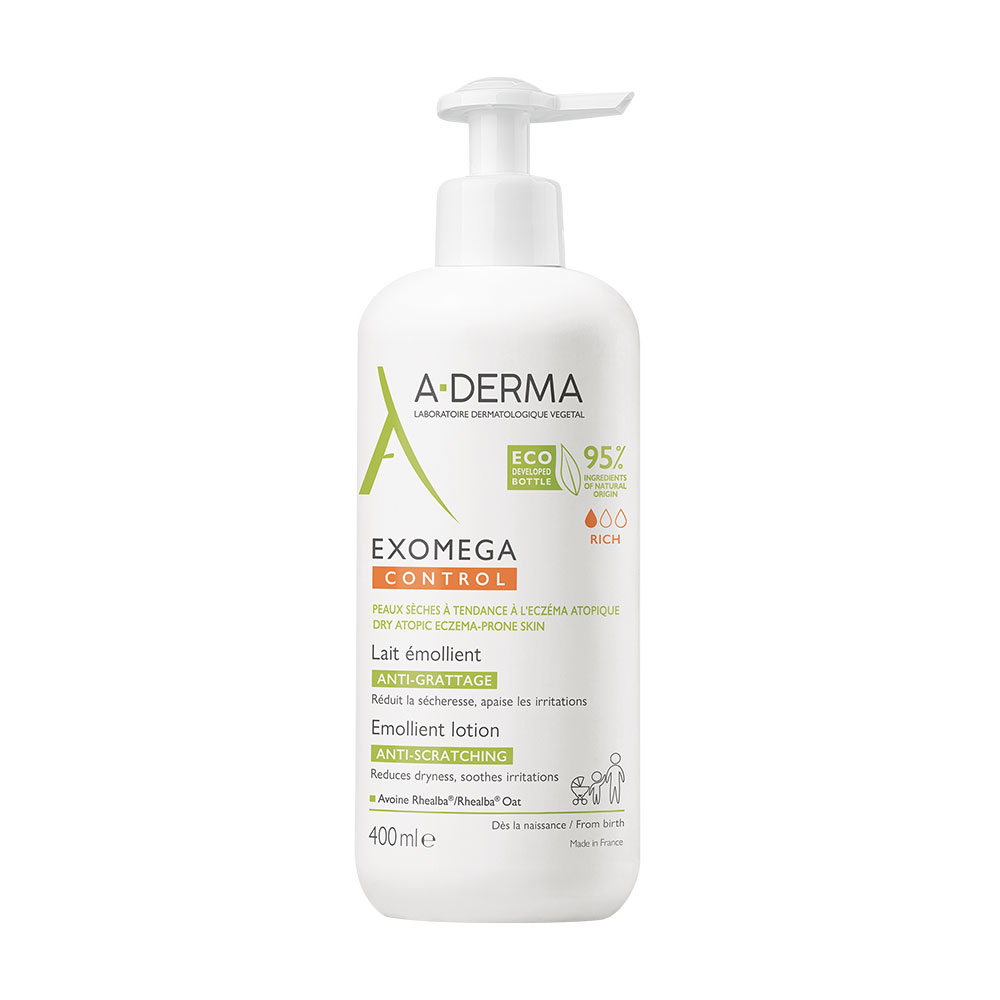 A-Derma Exomega Control, emolientni losjon (400 ml)