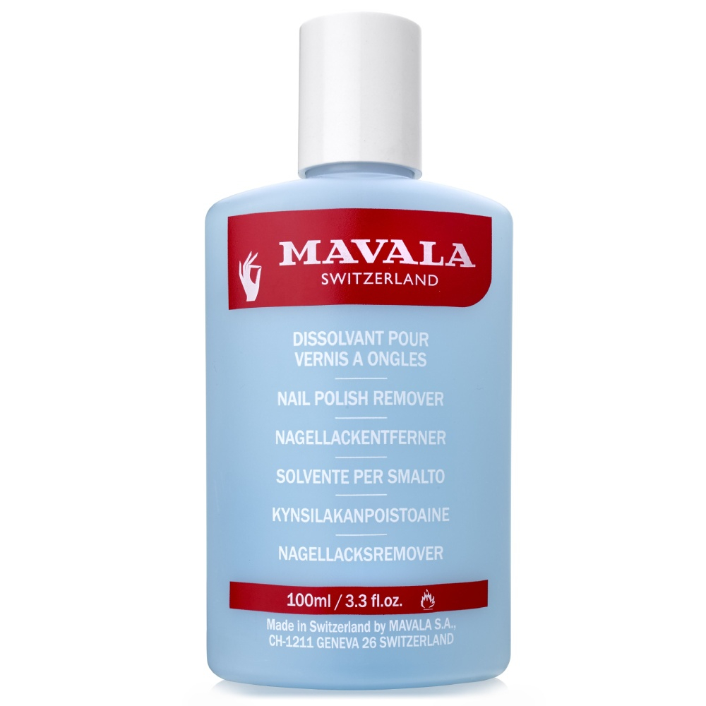 Mavala Nail Polish Remover Blue, odstranjevalec laka za nohte z acetonom (100 ml)