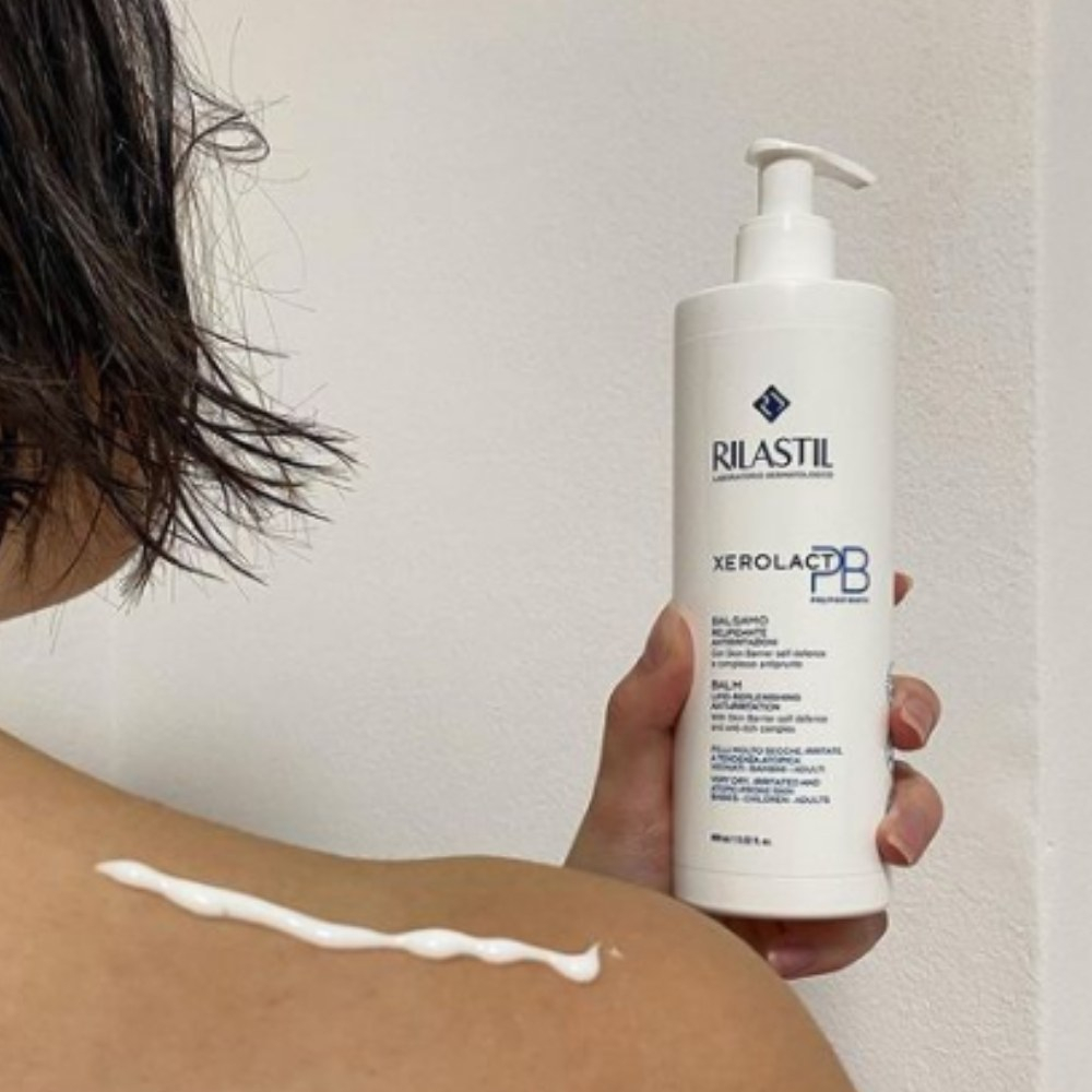 Rilastil Xerolact PB, balzam za obraz in telo (400 ml)