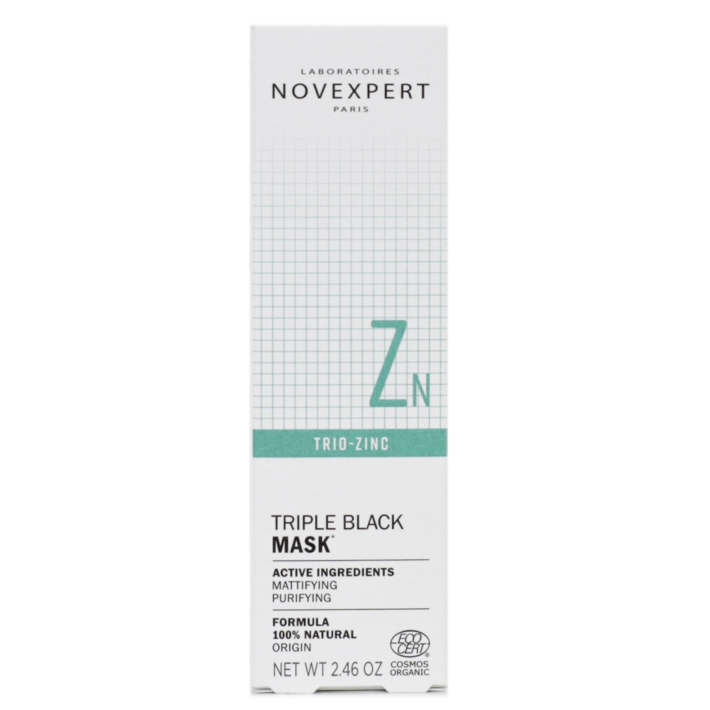 Novexpert Zn, trojna črna maska (75 g)