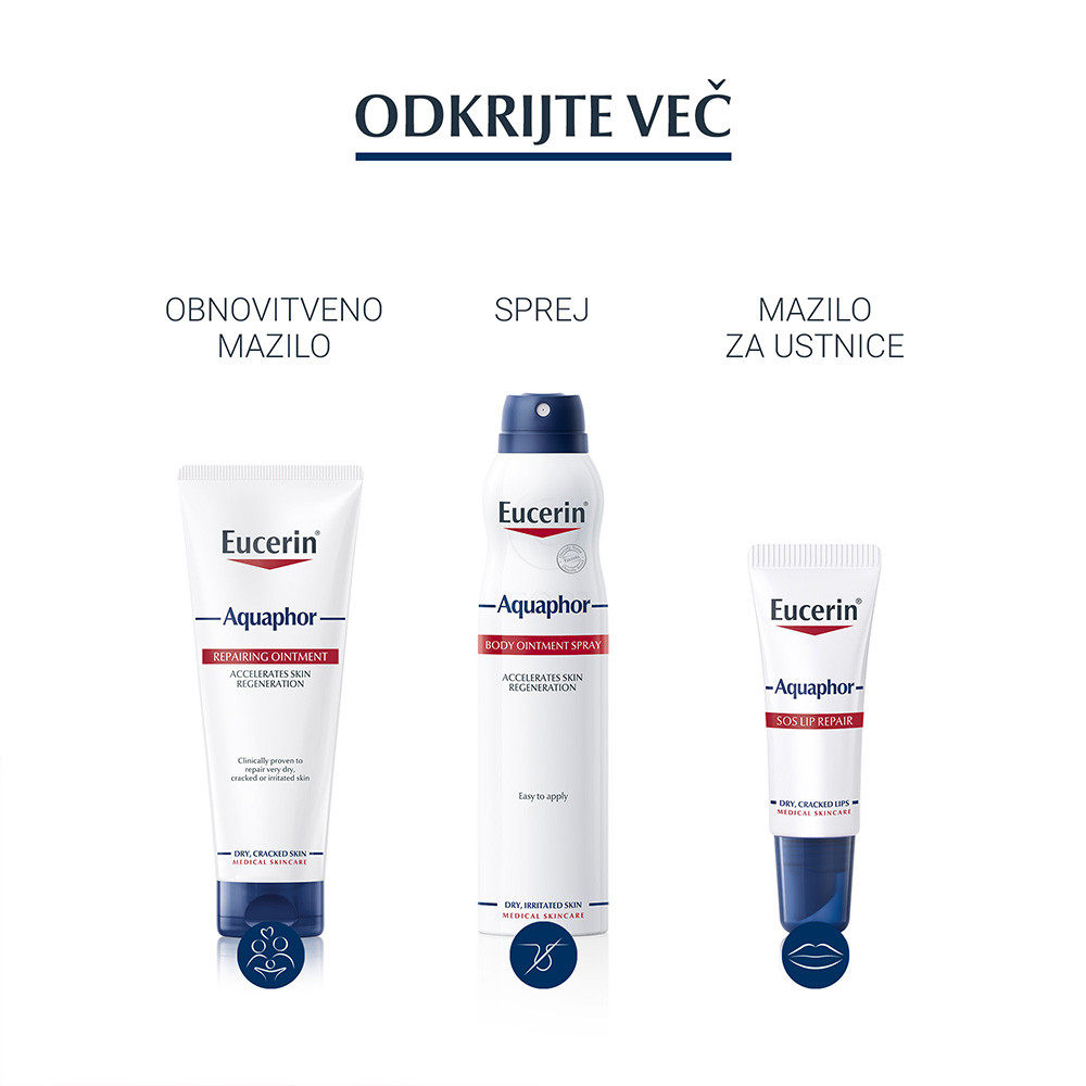 Eucerin Aquaphor SOS Lip Repair, mazilo za ustnice (10 g)