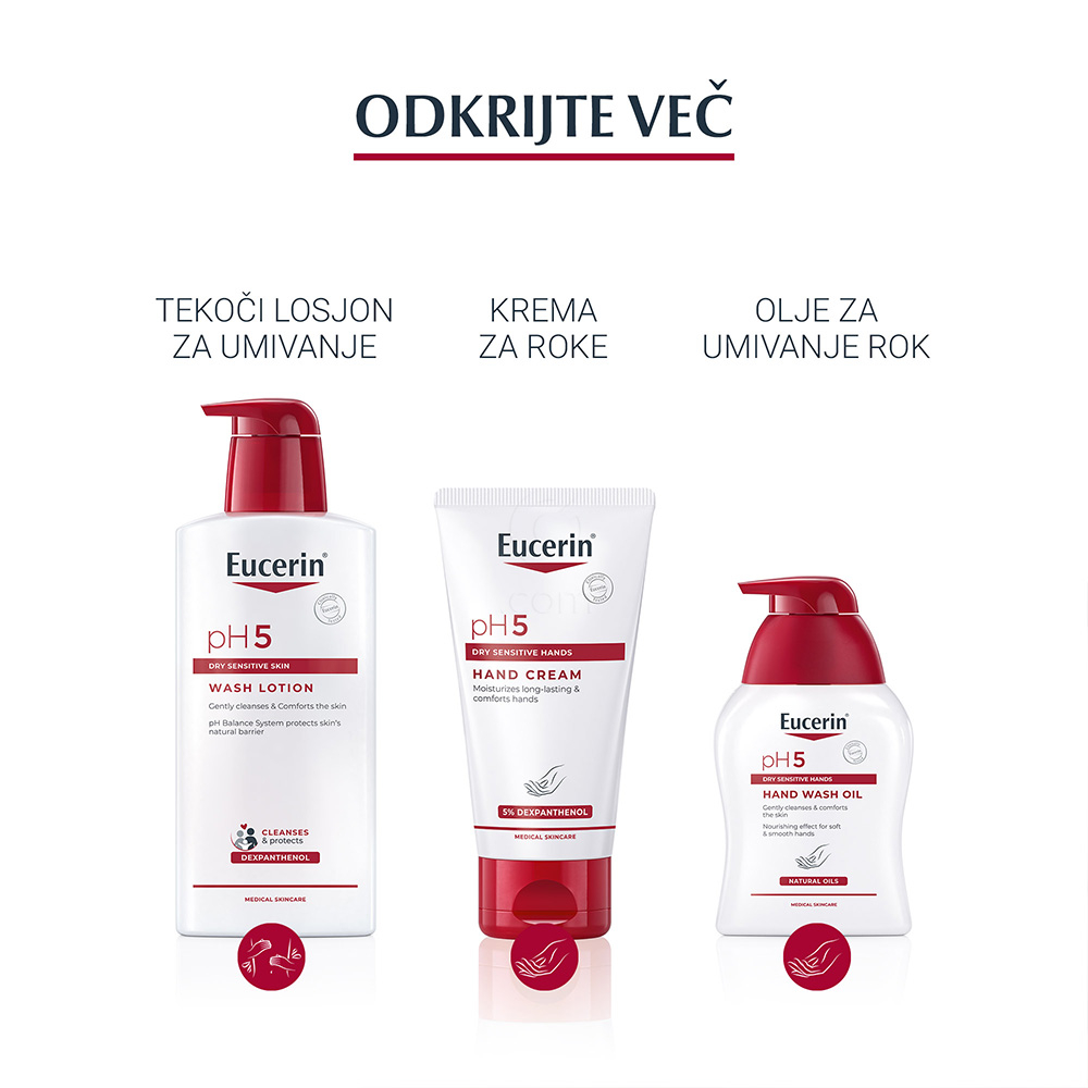 Eucerin pH5, krema za občutljivo kožo (75 ml)