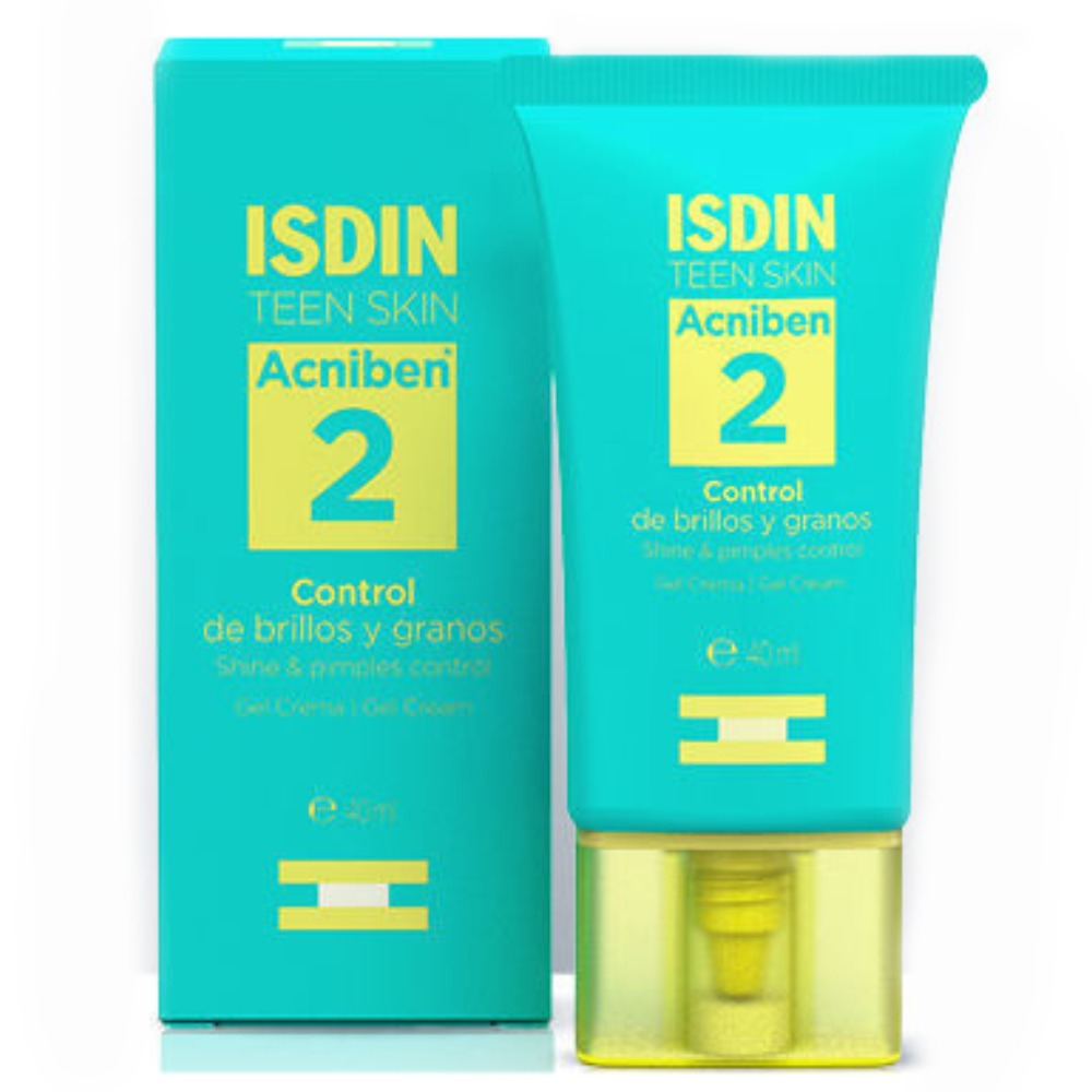 ISDIN Acniben Shine & Pimples Control, gel krema za nadzor sijaja in nego aken (40 ml)