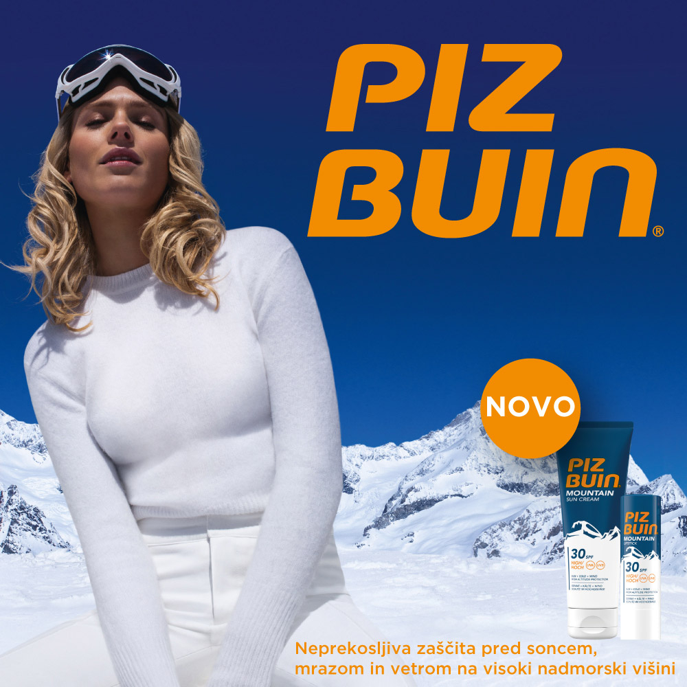 Piz Buin Mountain, balzam za ustnice - ZF30 (4,9 g)