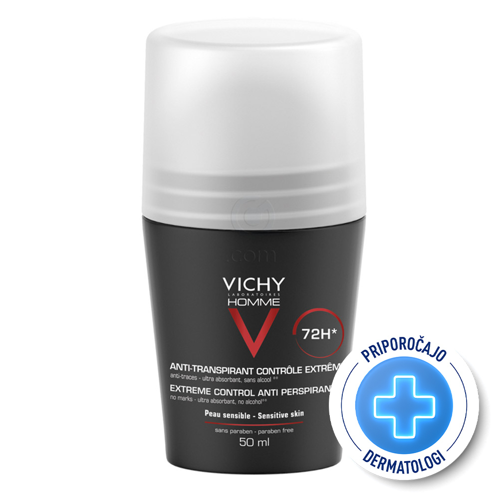 Vichy Homme, dezodorant z 72-urno zaščito proti potenju (50 ml)