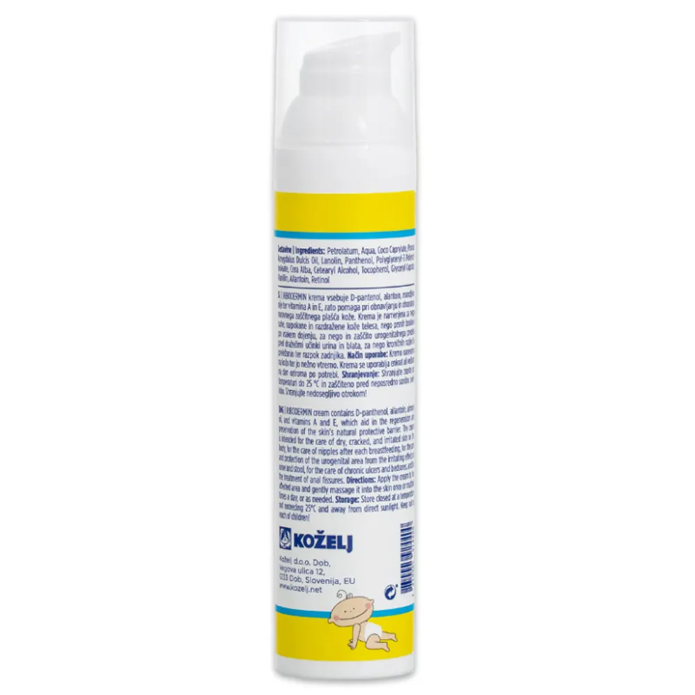 Ribodermin, krema s pantenolom in alantoinom (95 g)