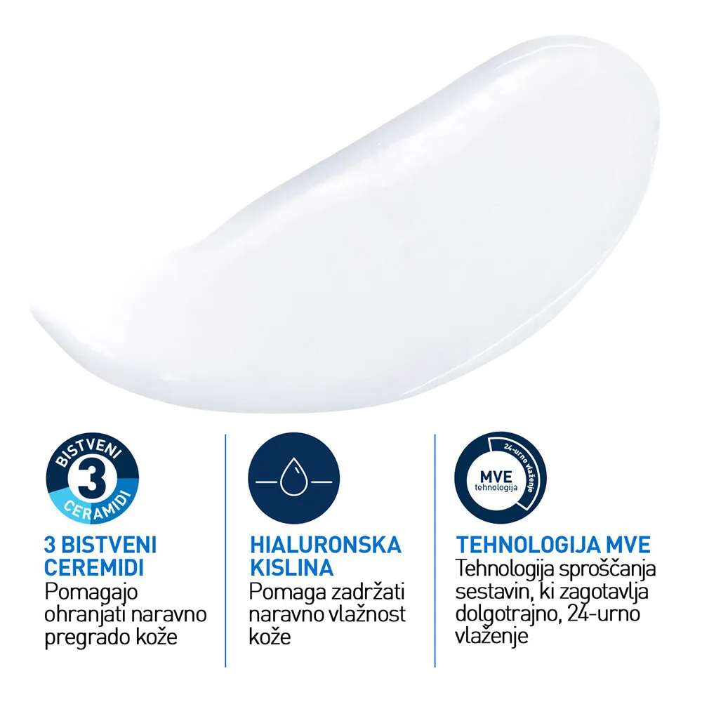 CeraVe, vlažilni losjon za telo za suho do zelo suho kožo (473 ml)