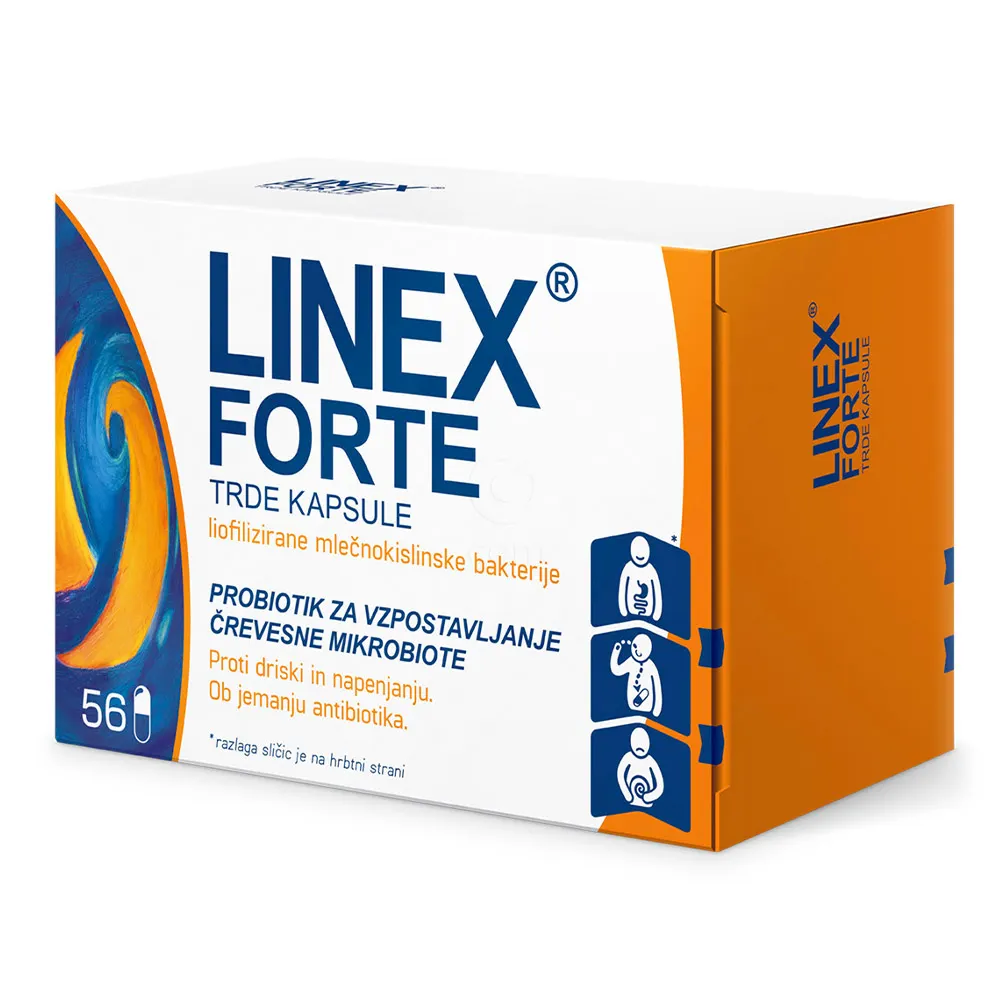 Linex Forte, trde kapsule (56 trdih kapsul)