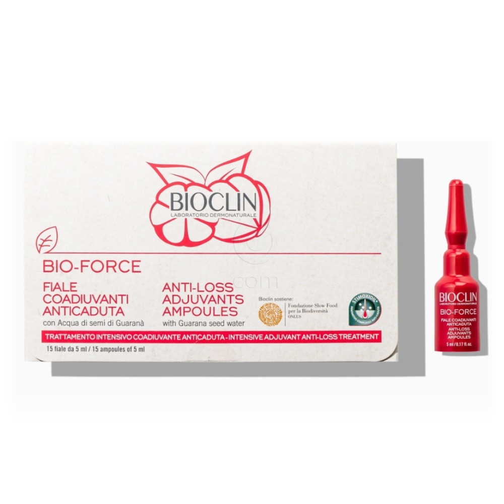 Bioclin Bio-Force, ampule proti izpadanju las (15 × 5 ml)