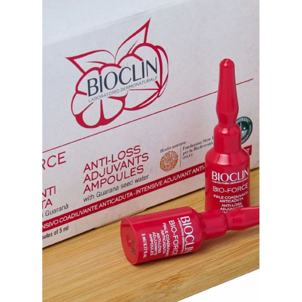 Bioclin Bio-Force, ampule proti izpadanju las (15 × 5 ml)