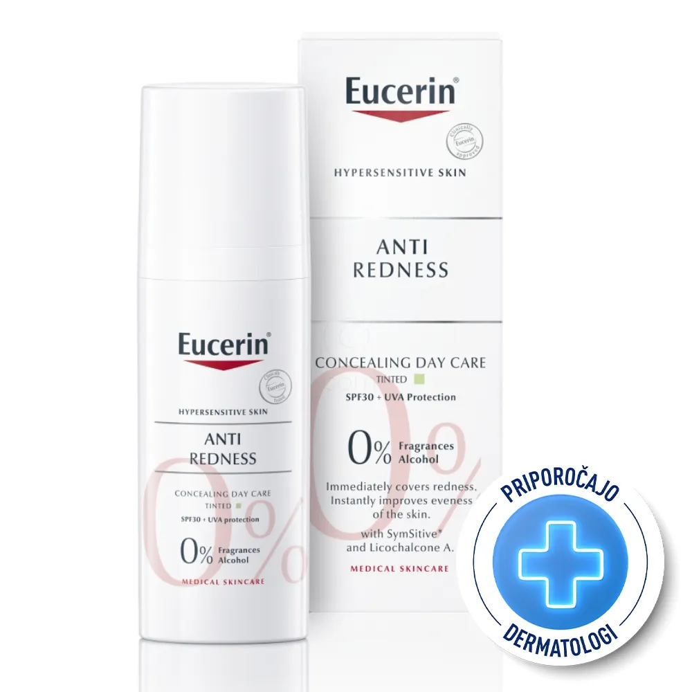 Eucerin, prekrivna krema proti rdečici ZF-30 (50 ml)