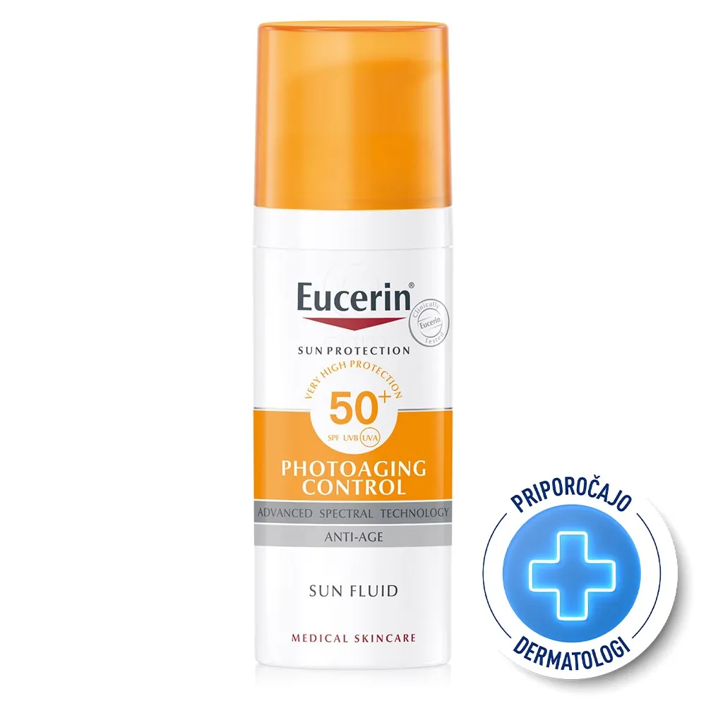 Eucerin Sun Photoaging Control, fluid za obraz - ZF50+ (50 ml)
