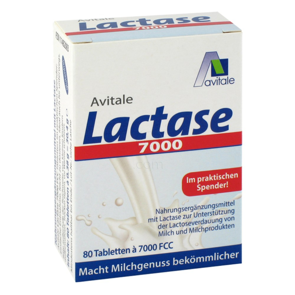 Avitale Laktaza 7000 FCC, tablete (80 tablet)