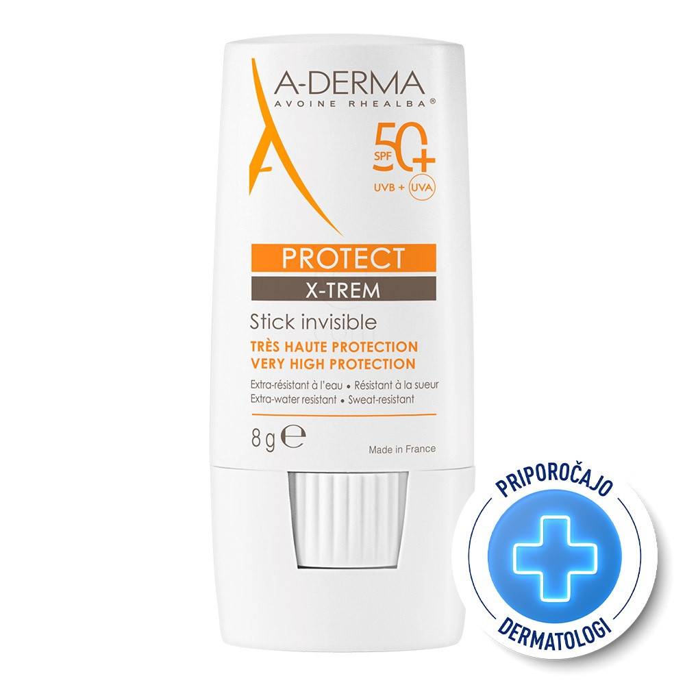 A-Derma Protect X-Trem, nevidni stik - ZF50+ (8 g)