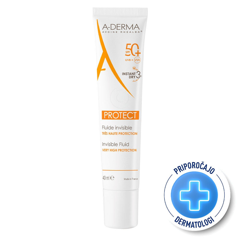 A-Derma Protect, nevidni fluid - ZF50+ (40 ml)