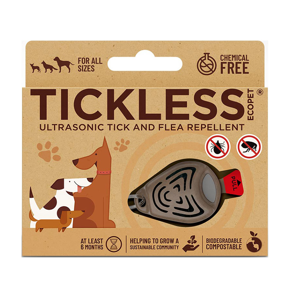 Tickless Pet, ultrazvočni odganjalec klopov in bolh za mačke in pse - ECO (1 naprava)
