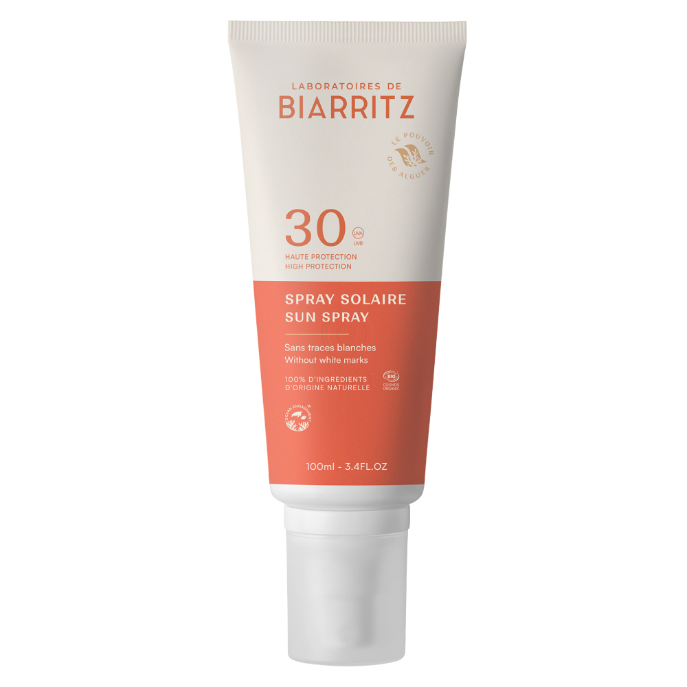 Biarritz BIO, sprej za zaščito pred soncem za obraz in telo - ZF 30 (100 ml)