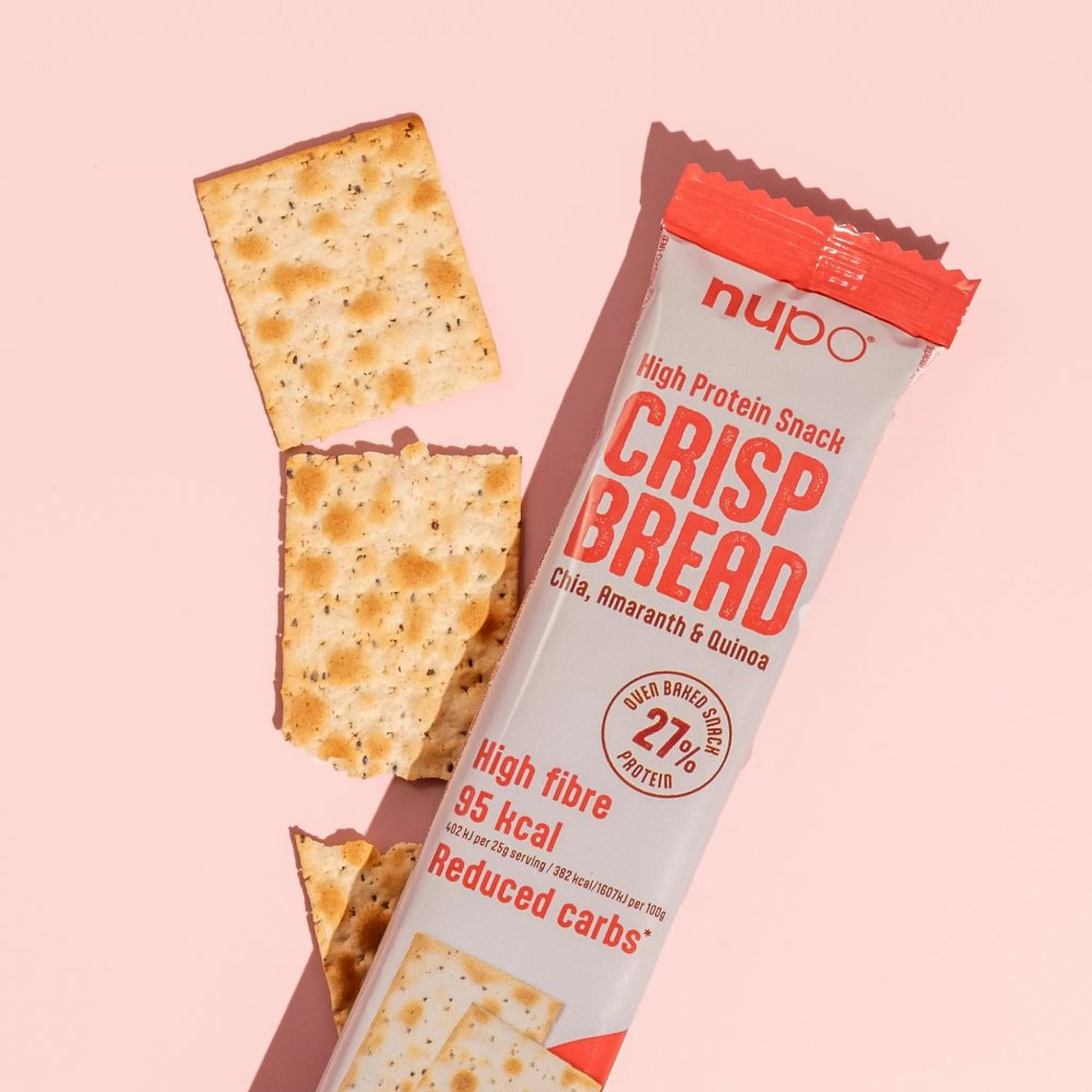 Nupo High Protein Crisp Bread, visokobeljakovinski hrustljavi kruhki (7 x 25 g)