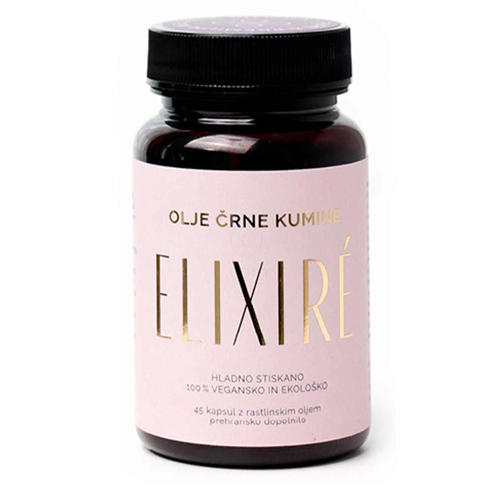 Elixire, olje črne kumine - kapsule (45 kapsul)