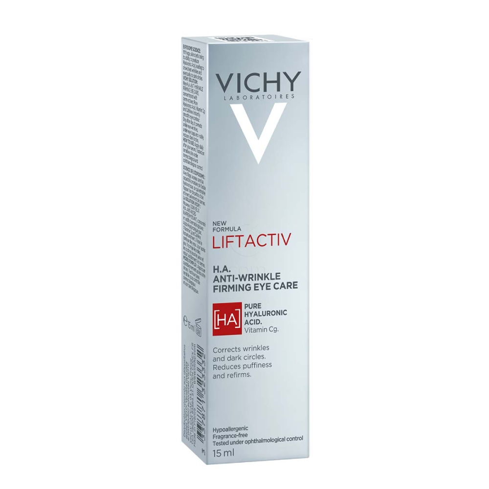 Vichy Liftactiv Hyaluronic Specialist H.A., nega za učvrstitev predela okoli oči in proti gubam s hialuronsko kislino (15 ml)