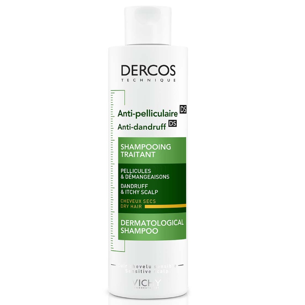 Vichy Dercos, šampon proti prhljaju za suhe lase (200 ml)
