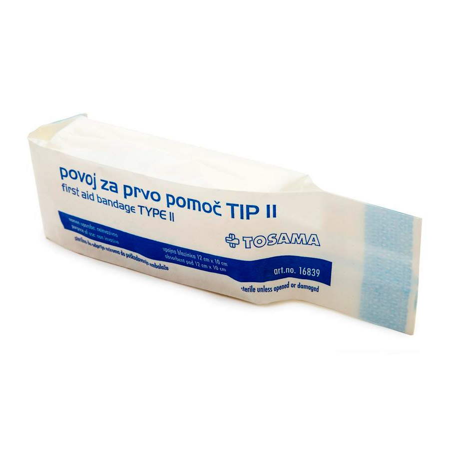 Povoj za prvo pomoč - tip II (1 povoj)