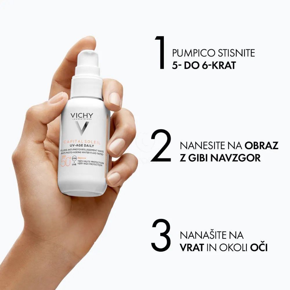 Vichy Capital Soleil UV-Age, tonirani fluid - ZF50+ (40 ml)