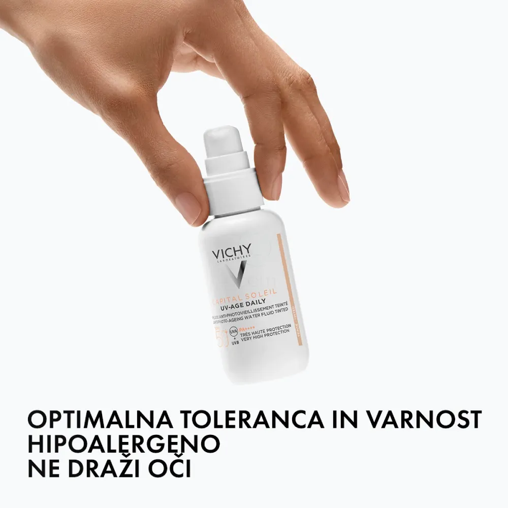 Vichy Capital Soleil UV-Age, tonirani fluid - ZF50+ (40 ml)