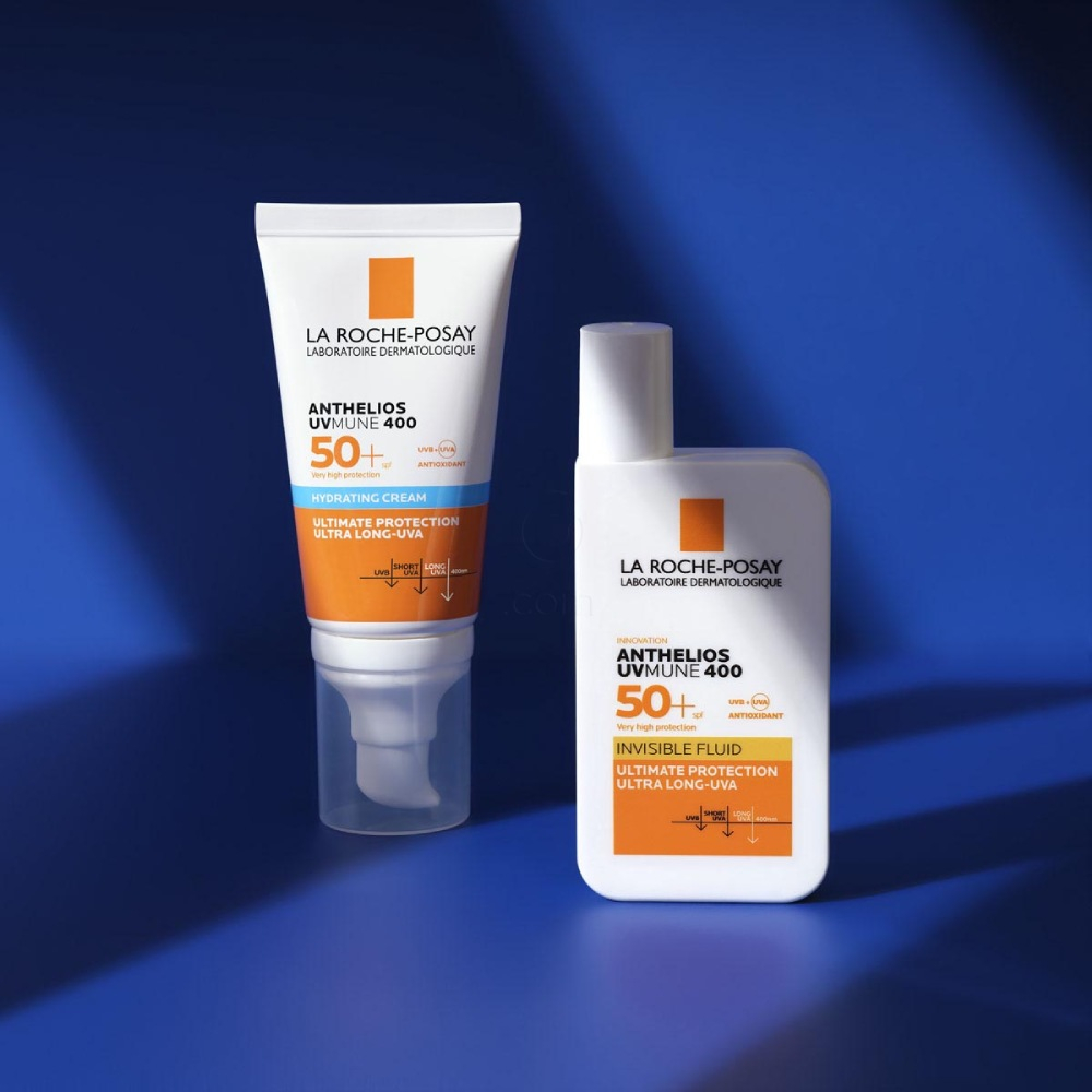 LRP Anthelios UVMUNE 400, vlažilna krema za zaščito pred soncem - ZF50+ (50 ml)