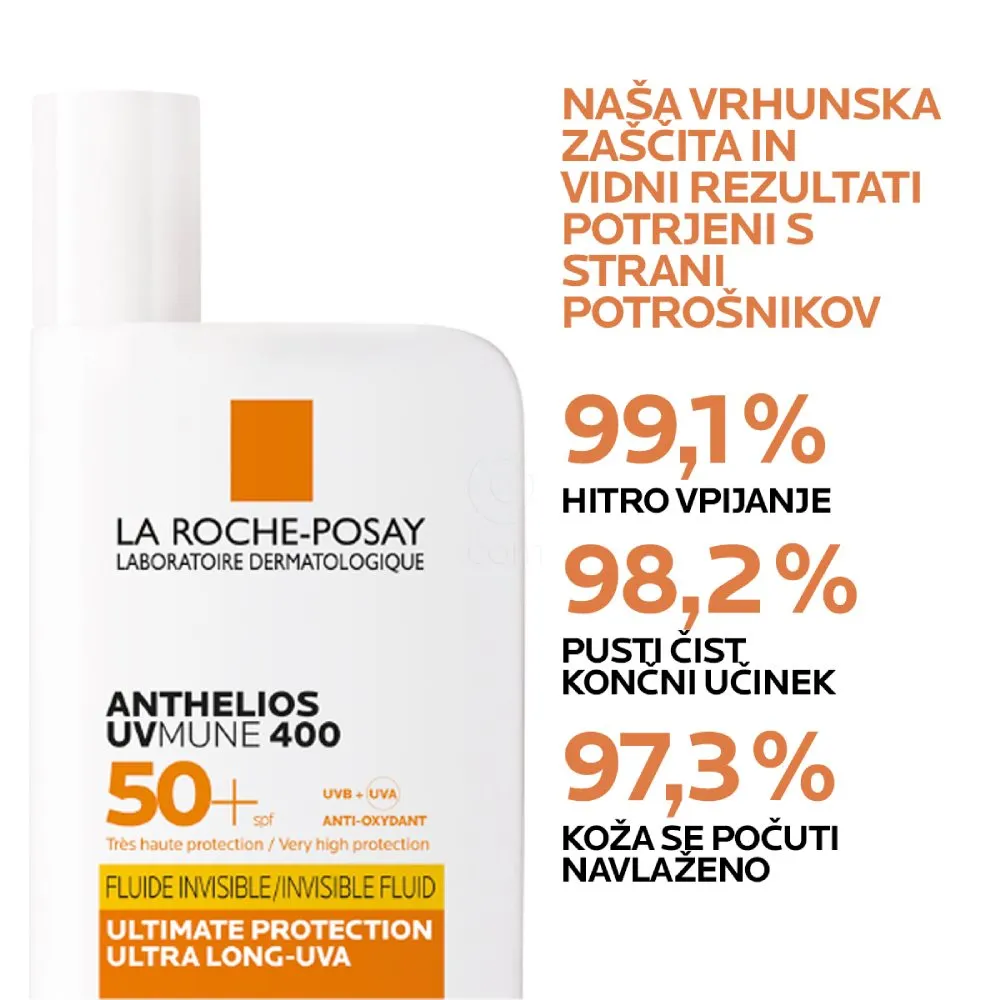 LRP Anthelios UVMUNE 400, zaščita pred soncem - ZF50+ (50 ml)