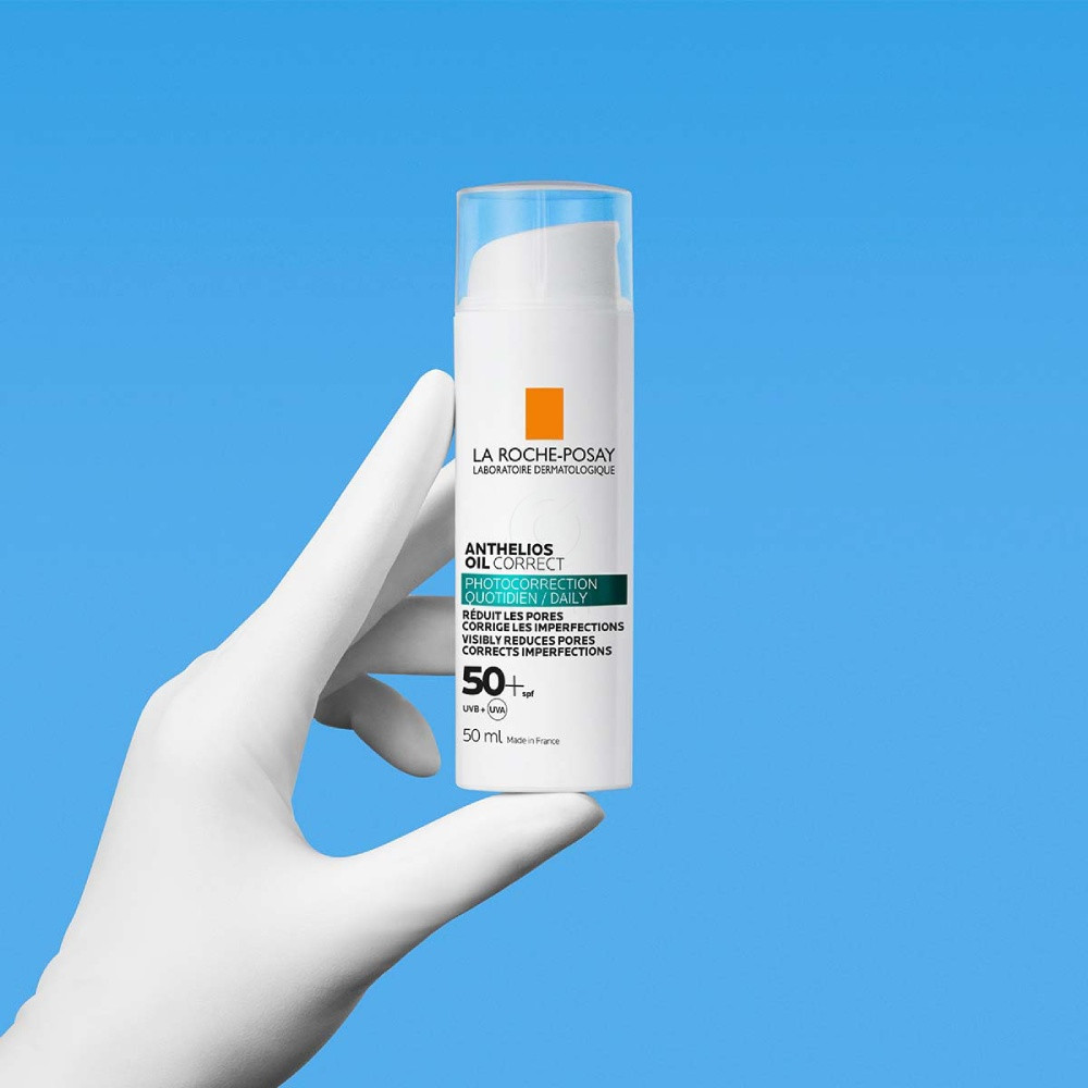 LRP Anthelios Oil Correct, gel krema za obraz - ZF50+ (50 ml)
