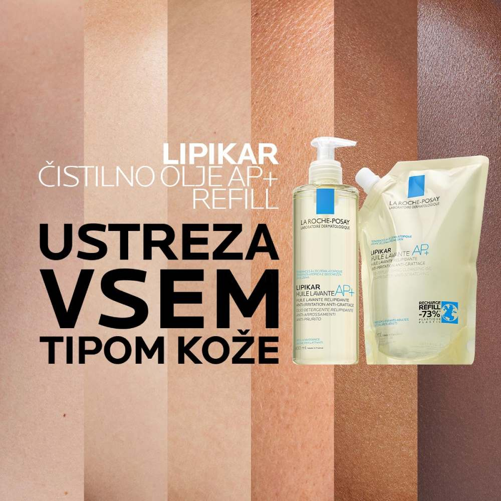 LRP Lipikar Huile Lavante AP+, olje za umivanje - Eco Refill (400 ml)