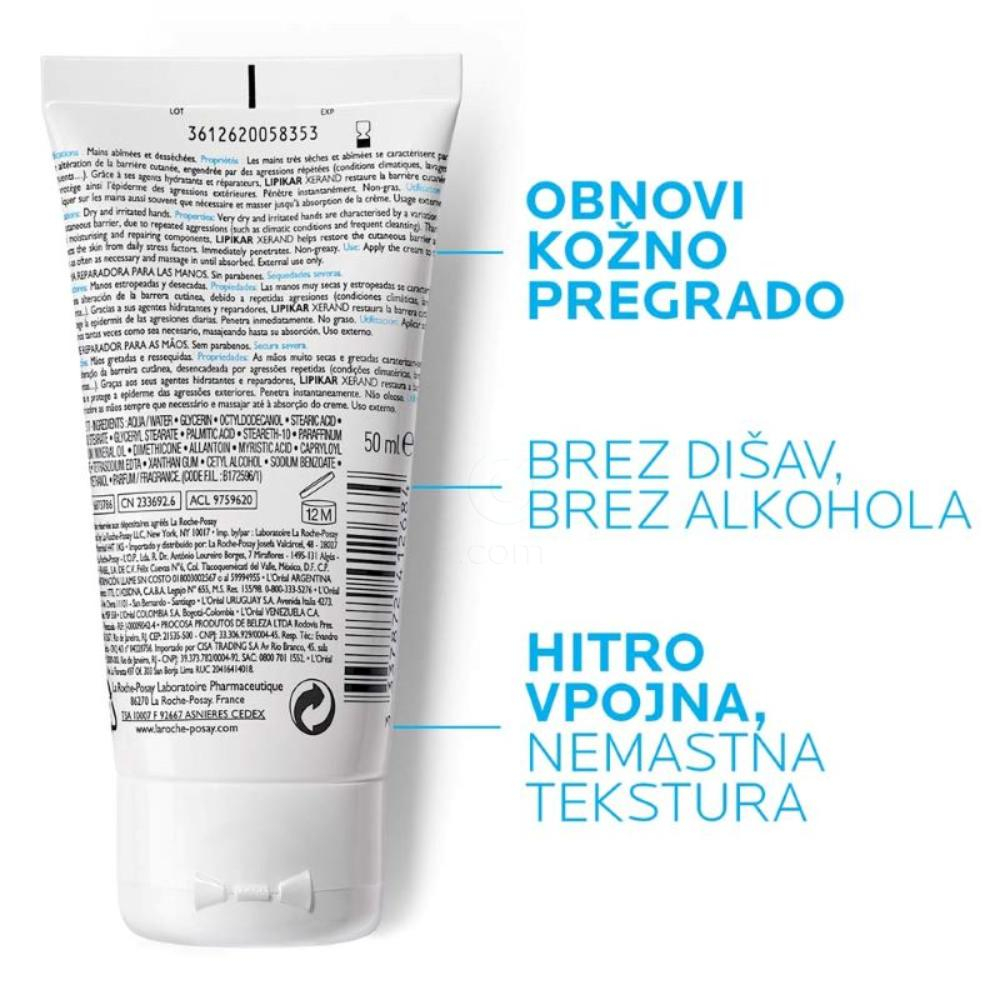 LRP Lipikar Xerand, krema za roke (50 ml)