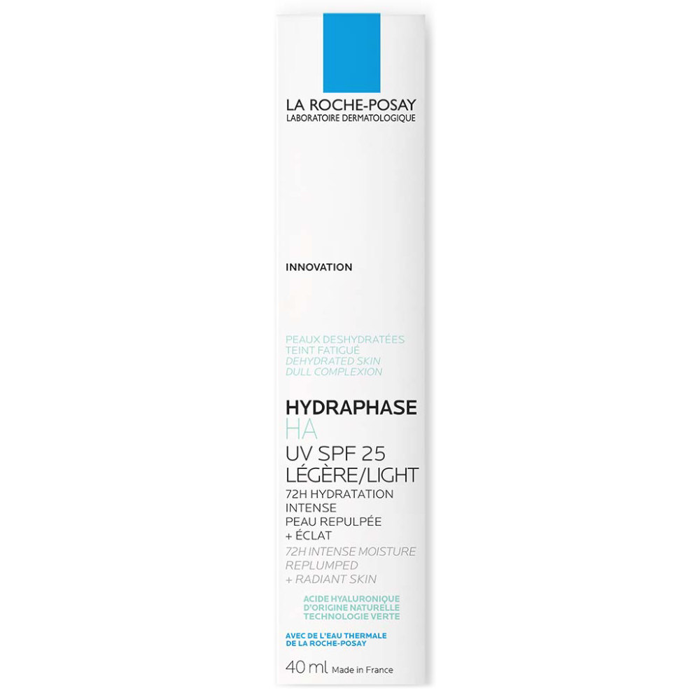 LRP Hydraphase HA UV Light, 72-urna vlažilna nega za polnost in sijaj kože - ZF 25 (40 ml)