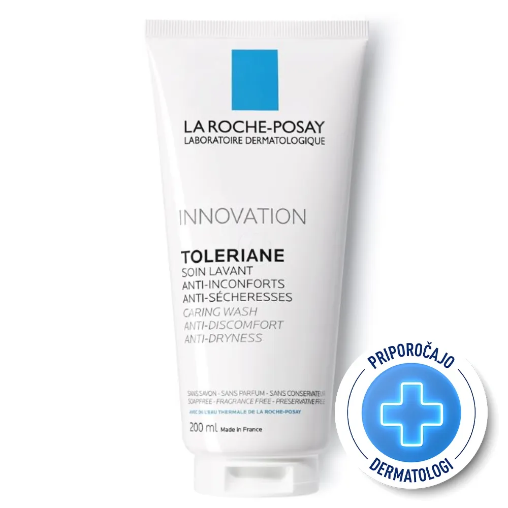 LRP Toleriane, negovalni gel za umivanje obraza (200 ml)