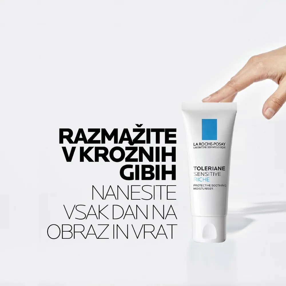 LRP Toleriane Sensitive Riche, bogata krema za obraz za suho in občutljivo kožo (40 ml)