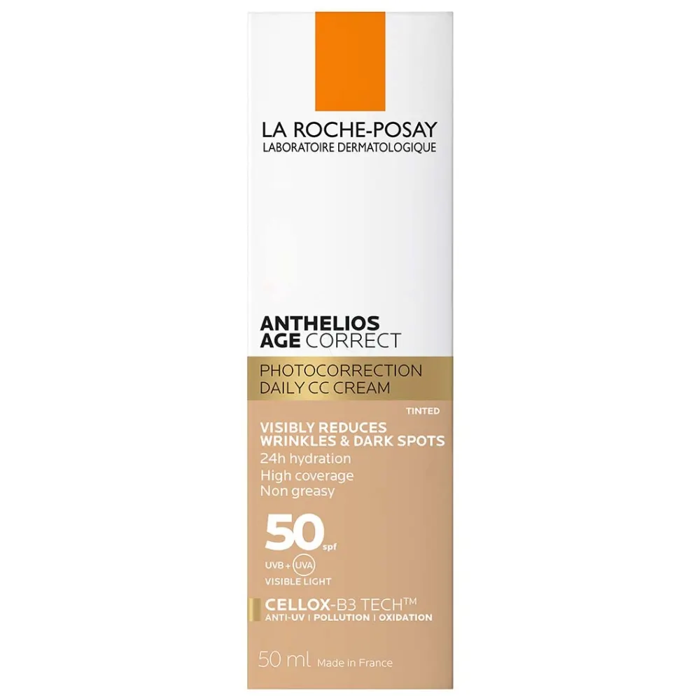 LRP Anthelios Age Correct, obarvana krema za obraz - ZF50 (50 ml)