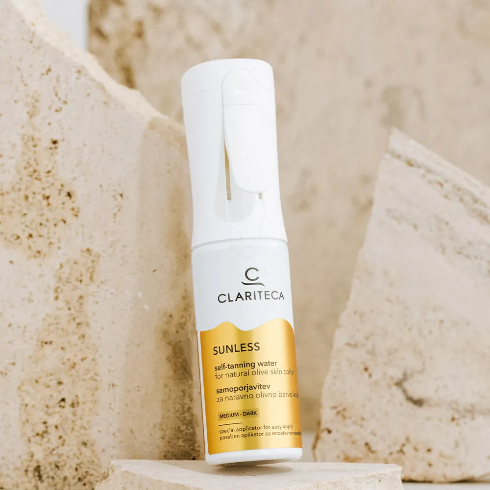 Clariteca Sunless, samoporjavitveno pršilo - Light-Medium odtenek (110 ml)