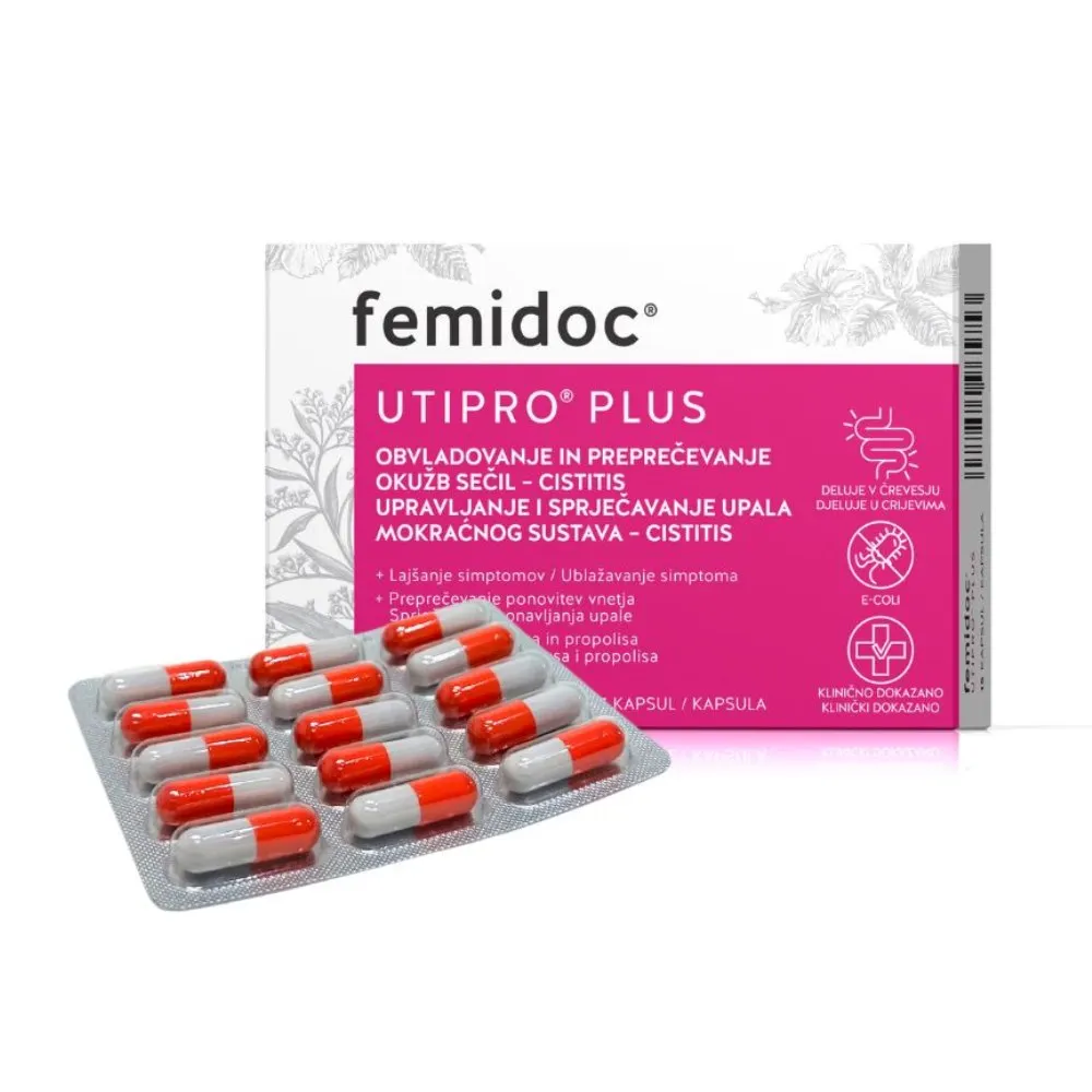 Femidoc Utipro Plus, kapsule (15 kapsul)