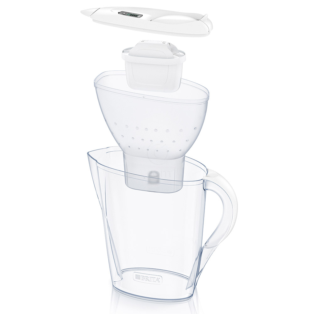 Brita Marella Cool, vrč za filtriranje vode - bel (2,4 l)