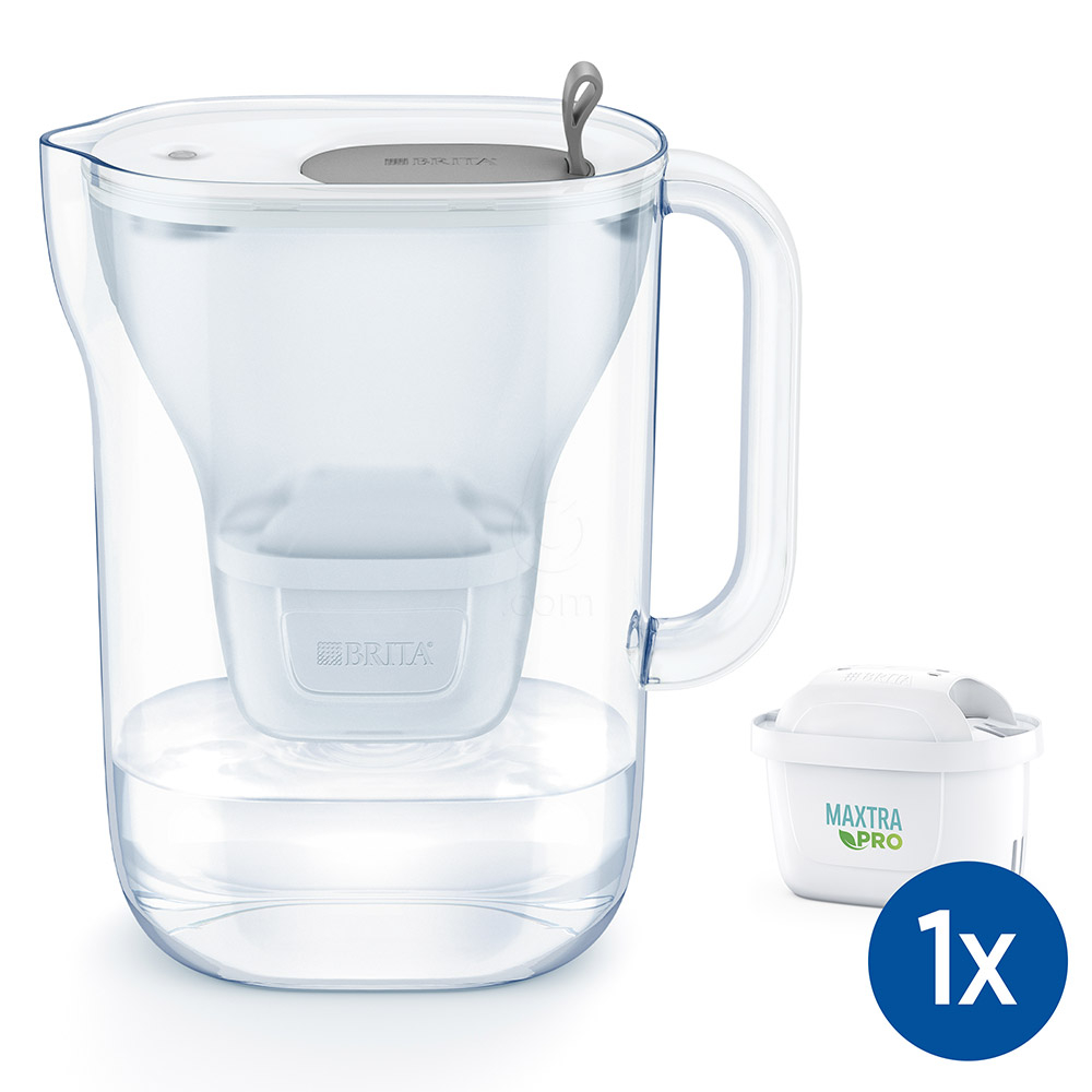 Brita Style Cool LED, vrč za filtriranje vode - siv (2,4 l)