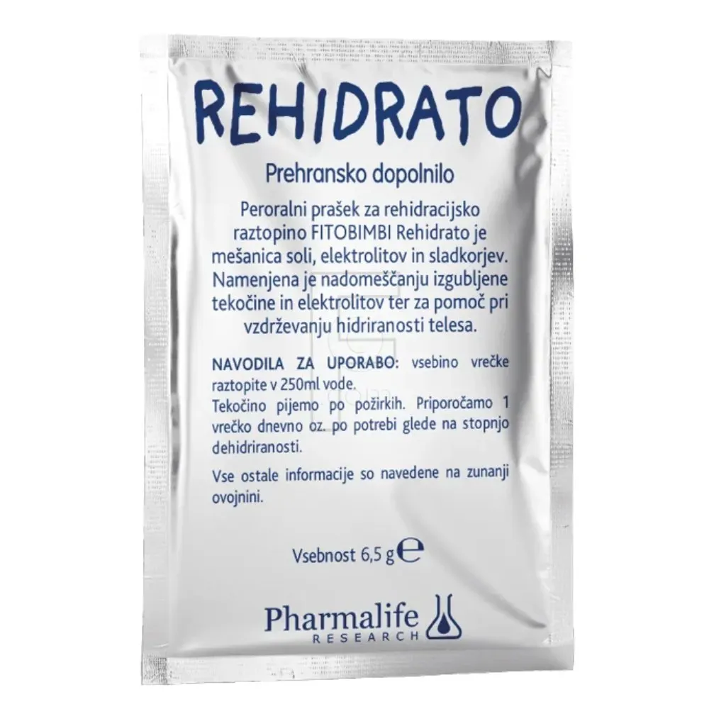 Fitobimbi Rehidrato, prašek - okus pomaranče (10 x 6,5 g)