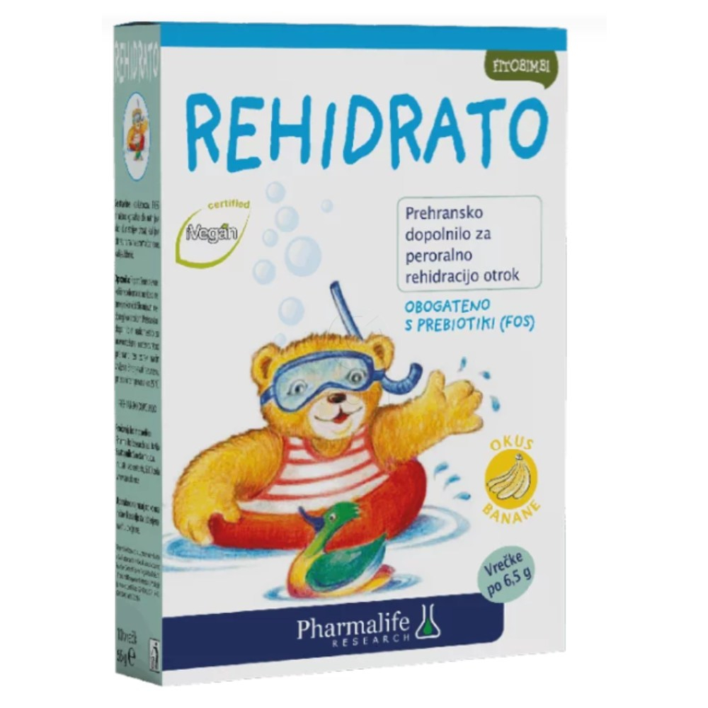 Fitobimbi Rehidrato, prašek - okus banane (10 x 6,5 g)