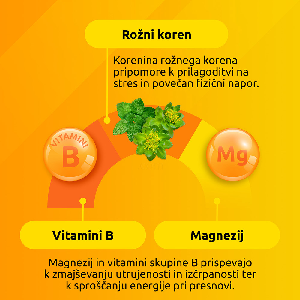 Supradyn Energija No Stress, prašek v vrečicah (20 x 4,5 g)