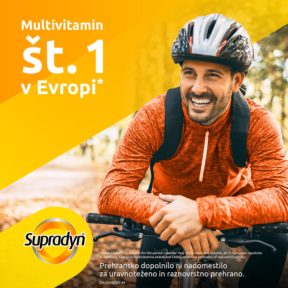 Supradyn Energija No Stress, prašek v vrečicah (20 x 4,5 g)