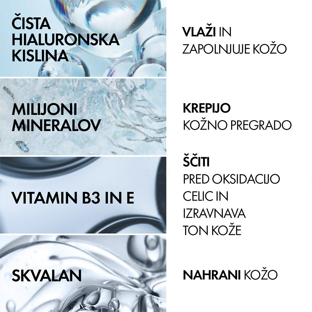 Vichy Mineral 89 Riche, bogata krema za 100 -urno intenzivno vlaženje suhe do zelo suhe kože (50 ml)